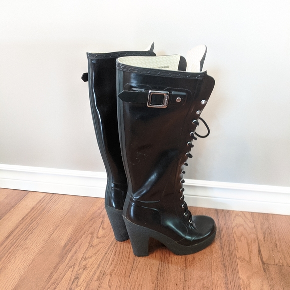 Hunter Boots Lapins Heeled Boots - Picture 3 of 5